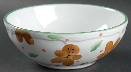 Gingerbread Man 6" All Purpose Bowl