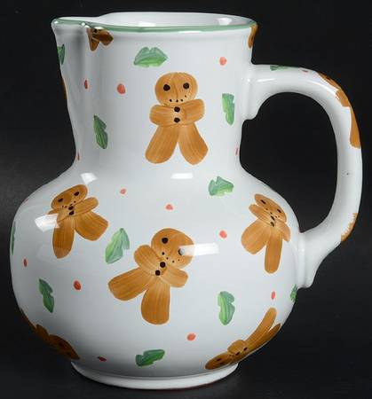 Gingerbread Man 60 Oz Pitcher