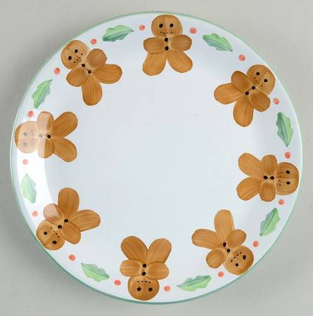 Gingerbread Man Child's Plate