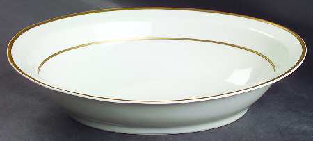 H1197 10" Oval Vegetable Bowl