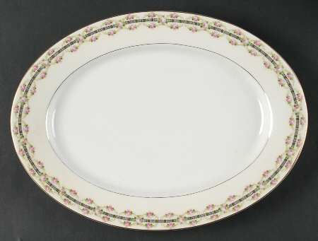 HWC8 12" Oval Serving Platter by HW (Germany, Czech)