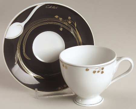 St Honore Footed Demitasse Cup & Saucer Set
