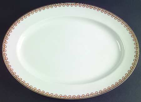 H1213 16" Oval Serving Platter by Haviland