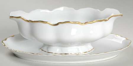 Empress Gravy Boat with Attached Underplate