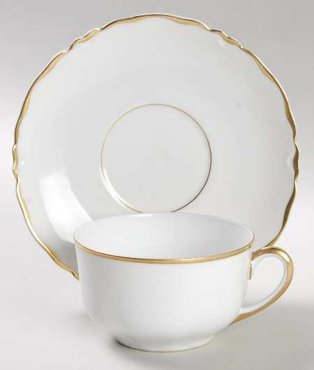 Empress Flat Cup & Saucer Set
