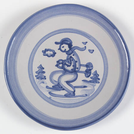 Skier Salad/Dessert Plate