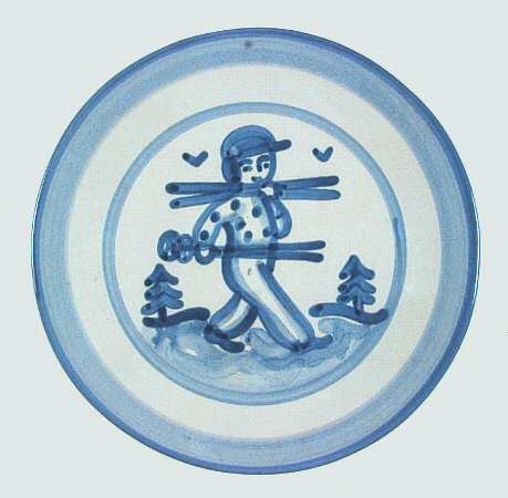 Skier Salad/Dessert Plate