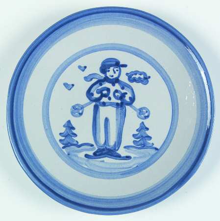 Skier Salad/Dessert Plate