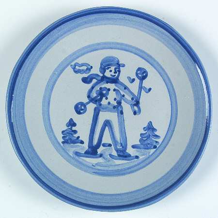 Skier Salad/Dessert Plate