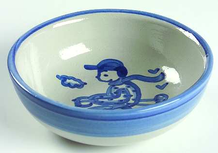 Skier Fruit/Dessert (Sauce) Bowl