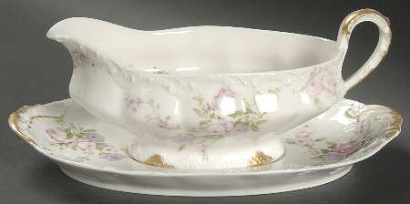 Schleiger 137-2 Gravy Boat & Underplate by Haviland