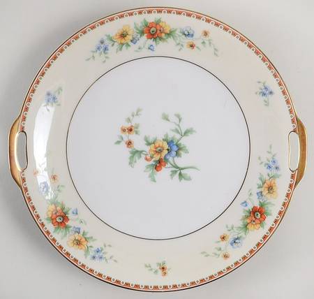 10797 Handled Cake Plate