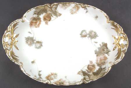 Flowers and Seeds (Blank 25) 15" Oval Serving Platter