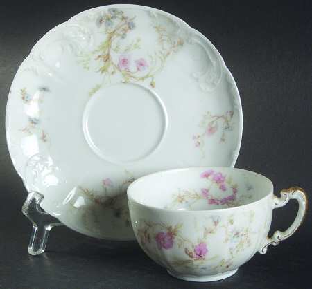 Schleiger 71D Flat Cup & Saucer Set