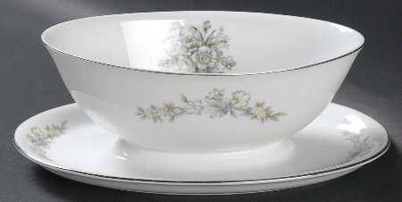 HIR30 Gravy Boat with Attached Underplate by Hira China