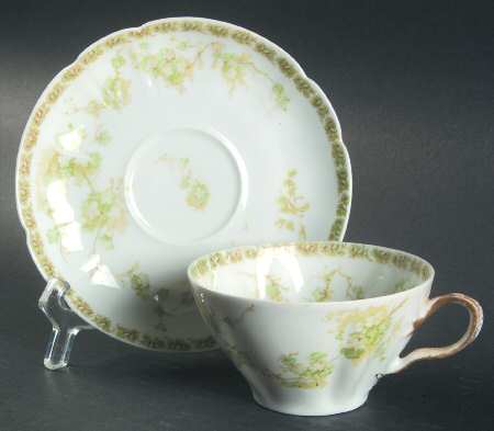 Schleiger 248OZ Flat Cup & Saucer Set