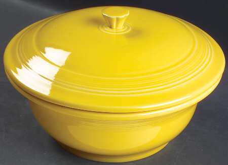 Fiesta Sunflower (Intro 2001) 2 Qt Round Covered Casserole (MB 9 Base)