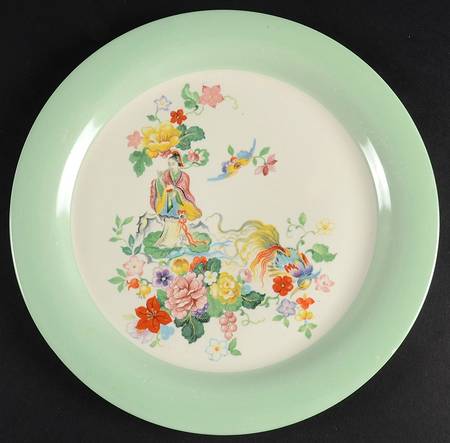 Chinese Princess Luncheon Plate