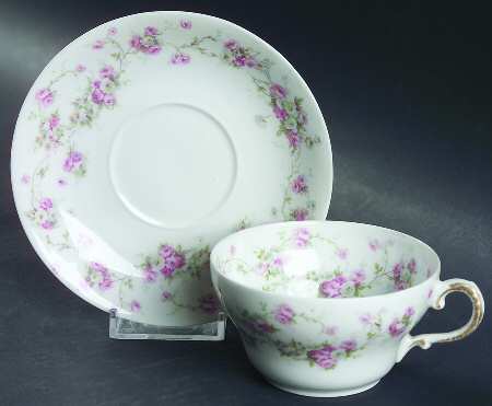 Schleiger 320p Flat Cup & Saucer Set