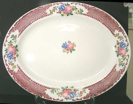 B1347 13" Oval Serving Platter