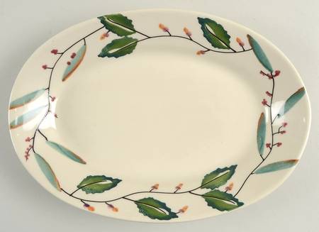 Mistletoe 12" Oval Serving Platter