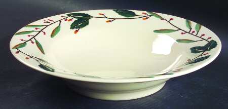 Mistletoe 12" Large Salad Serving Bowl