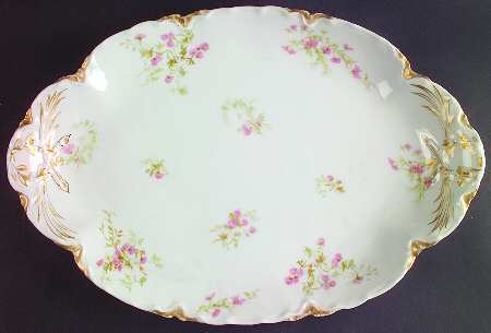 Schleiger 459A 15" Oval Serving Platter by Haviland