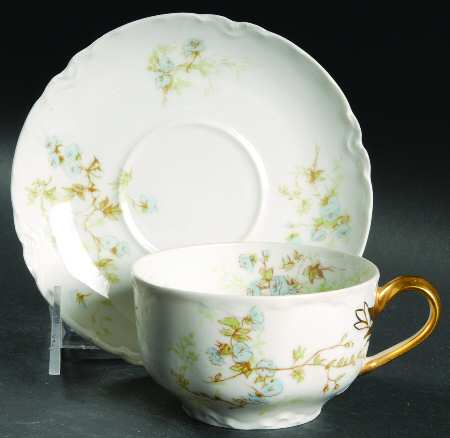 Schleiger 459H Flat Cup & Saucer Set