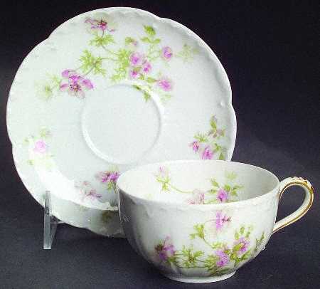 Schleiger 660d Flat Cup & Saucer Set