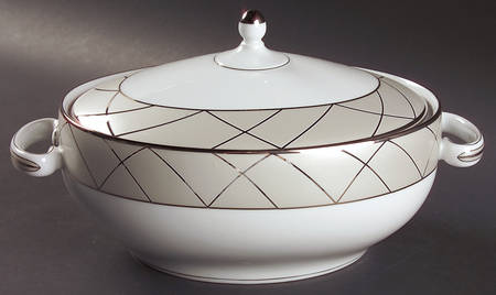 Clair De Lune (Platinum Arches) Tureen &  Lid by Haviland