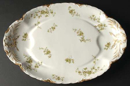 Schleiger 670D 17" Oval Platter with Well