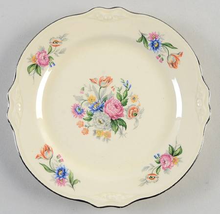 M212 (Virginia Rose) Dessert/Pie Plate