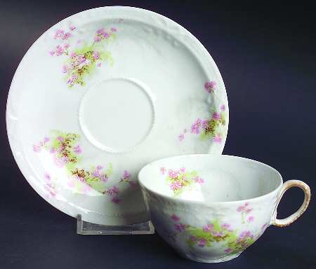 Schleiger 836c Flat Cup & Saucer Set