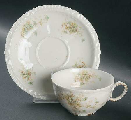 Schleiger 1021a Flat Cup & Saucer Set