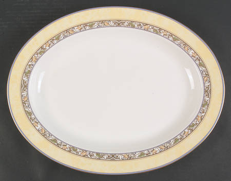 Villa Cannes 16" Oval Serving Platter