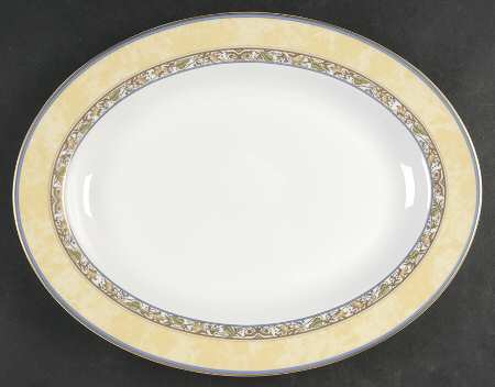 Villa Cannes 14" Oval Serving Platter