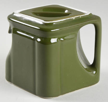 FOREST GREEN Cube Teapot & Lid