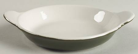 FOREST GREEN 6" Shirred Egg Dish