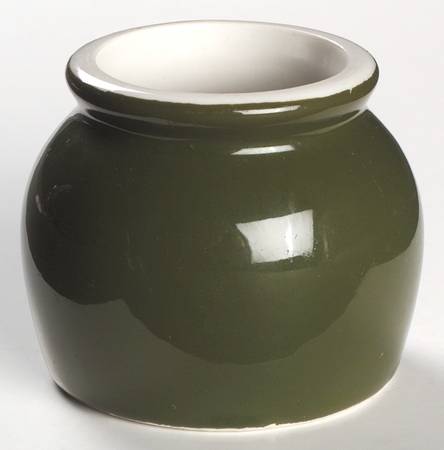 FOREST GREEN Individual Open Bean Pot