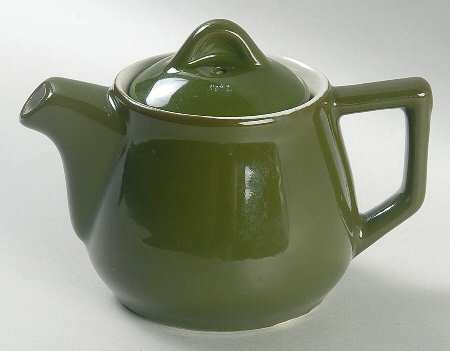 FOREST GREEN Buffet Individual Teapot & Lid