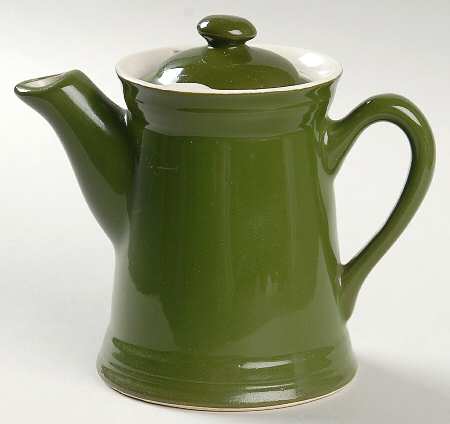 FOREST GREEN Club Individual Teapot & Lid