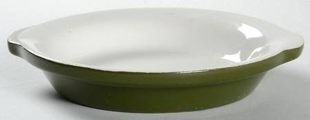 FOREST GREEN 7" Shirred Egg Dish