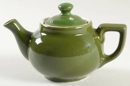FOREST GREEN Boston Individual Teapot & Lid