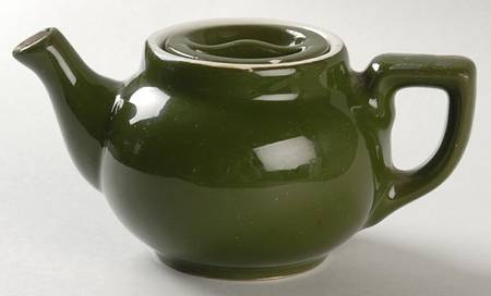 FOREST GREEN Boston Individual Teapot & Lid