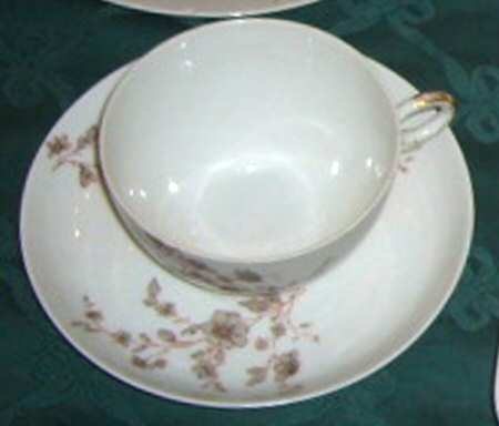 Schleiger 1156-1 Flat Cup & Saucer Set