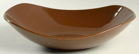 Main Street Brown (Parchment) 10" Oval Vegetable Bowl