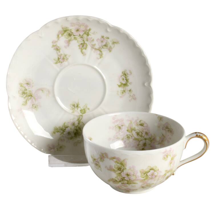 Schleiger 80-1 Flat Cup & Saucer Set