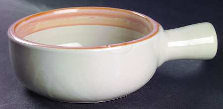 Pear and Grape Pink One Stick Handled Soup/Snack Bowl (use with SNTR11)