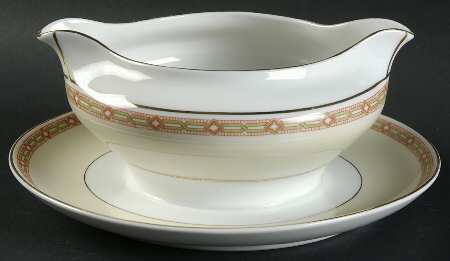 17757 Gravy Boat with Attached Underplate by Heinrich - H&C