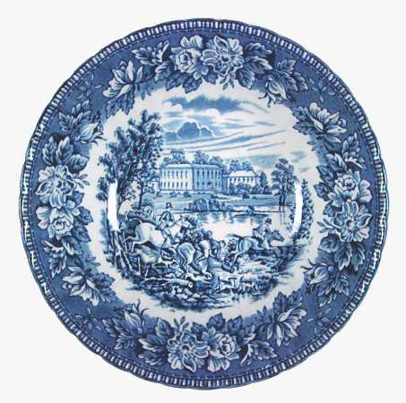 England's Heritage Blue Coupe Cereal Bowl